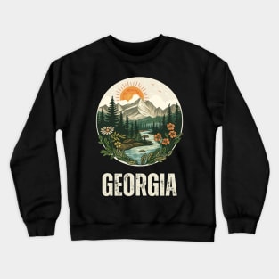 Georgia state USA Crewneck Sweatshirt